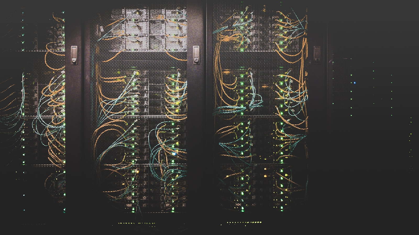 Enterprise network racks and cabling
